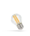 E27 5.5W dæmpbar LED kronepære - G45, Kultråd