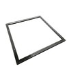 Cadre Troldtekt encastré 60x60 - Pour panneau LED, compatible avec Troldtekt sans ajustement, bord noir