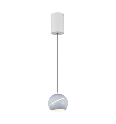LED-lampa - Ø12cm, vit, snygg taklampa, inkl. upphängning