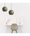 8W LED lampe - Flot loftlampe, Ø12cm, Champagne, inkl. ophæng
