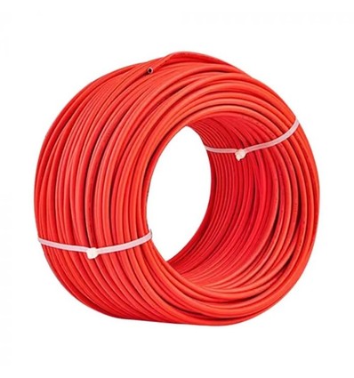 Zonnecelkabel 50m 6mm2 kabel voor zonnepanelen - Rood, H1Z2Z2-K, DC 1,5KV