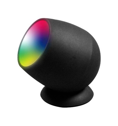 Smart Home lamp met RGB+WW - Zwart, Tuya/Smart Life, werkt met Google Home, Alexa en smartphones