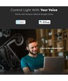 Smart Hjem lampe med RGB+WW - Svart, Tuya/Smart Life, kompatibel med Google Home, Alexa og smarttelefoner