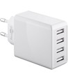 Chargeur USB 4 ports 30W - Blanc