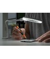 Lampe loupe LED avec pince 6W - Blanc