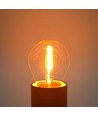 E27 6W LED kronepære - G45, Kultråd, Ekstra varm hvid, 1800K