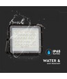 6W Solcelle projektør LED - IP65, Sort, inkl. solcelle, fjernbetjening, indbygget batteri