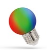 E27 1W RGB LED kogellamp - G45, 260 graden, kleurverandering, decoratieve lamp
