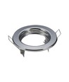 Pack de 2 kits Downlight MR16/GU10 - Sans source, chrome, Trou: Ø6,5 cm, Dim: Ø8 cm
