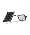30W Solcelle lyskaster LED - IP65, Sort, inkl. solcelle, fjernkontroll, innebygd batteri