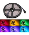 5m 4,8W/m RGB sprutsikker LED-strip - 12V DC, IP65, 30 LED per meter