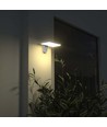 15W Wandlamp op zonne-energie LED - IP65, wit, sensor