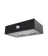 3W Wandlamp op zonne-energie LED - IP65, zwart, sensor