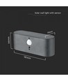 2.5W Solcellsvägglampa LED - IP54, sensor, justerbar spridning