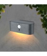 2.5W Wandlamp op zonne-energie LED - IP54, sensor, verstelbare stralingshoek