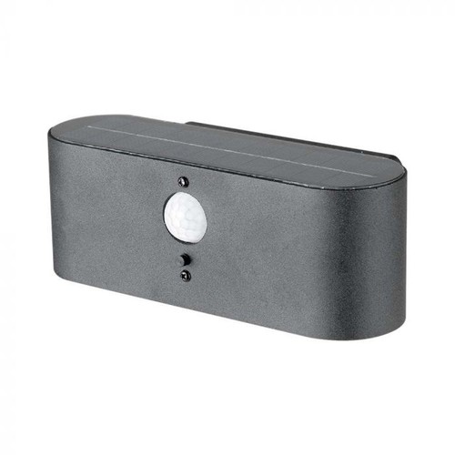 2.5W Wandlamp op zonne-energie LED - IP54, sensor, verstelbare stralingshoek