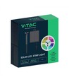 V-Tac bande LED solaire RGB 1,2W - 5 mètres, télécommande, IP67
