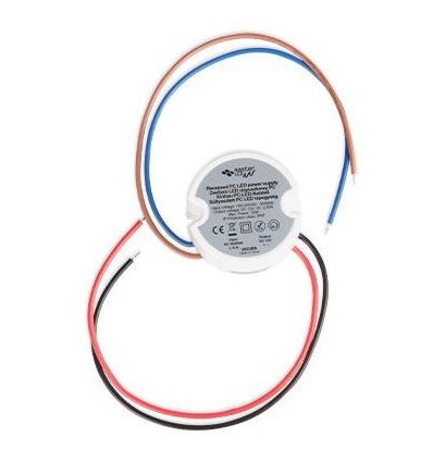 20W / 12V DC strømforsyning - 1.66A, IP67, Passer i PL/loftlamper