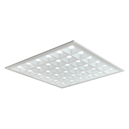 60x60 LED-panel Gitter, 36W - 110lm/w, UGR16, RA90, Philips-driver, flicker free, hvit kant