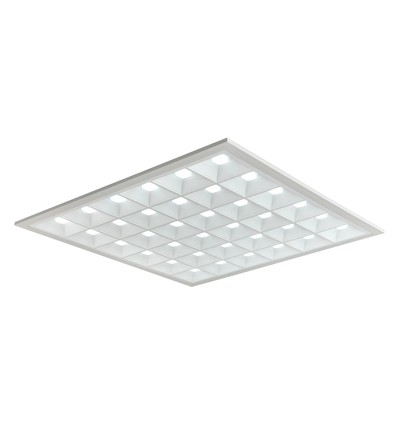 Dalle LED 60x60 Grille, 36W - 110lm/w, UGR16, RA90, Driver Philips, flicker free, bord blanc