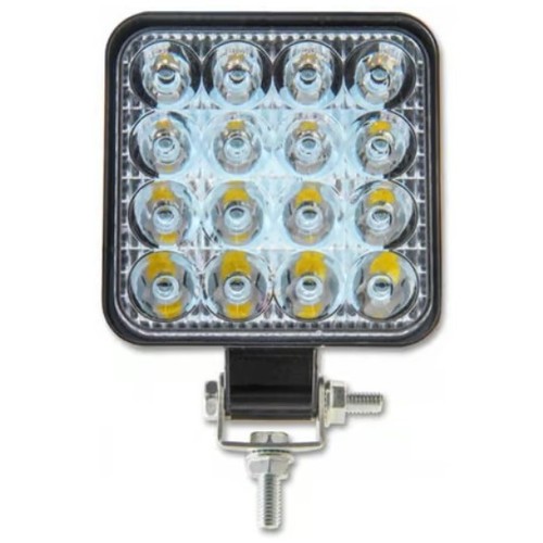 LED 48W, 12V / 24V - Blanc froid, phare de travail, voiture, camion, tracteur, remorque, véhicules d'urgence
