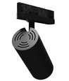 Spot sur rail triphasé 27W RA90 - Noir, deux angles de diffusion