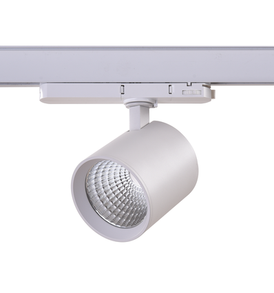 Spot sur rail triphasé 20W RA93 Blanc - 175lm/w