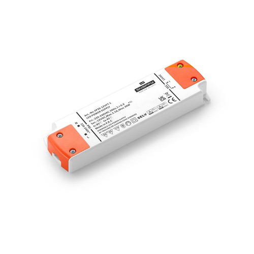 Snappy 30W / 12V DC dimbare voeding - 2.5A, IP20 binnenshuis