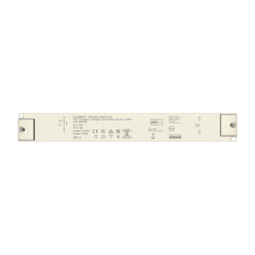 OSRAM 180W / 12V DC strømforsyning - 15A, IP20 innendørs