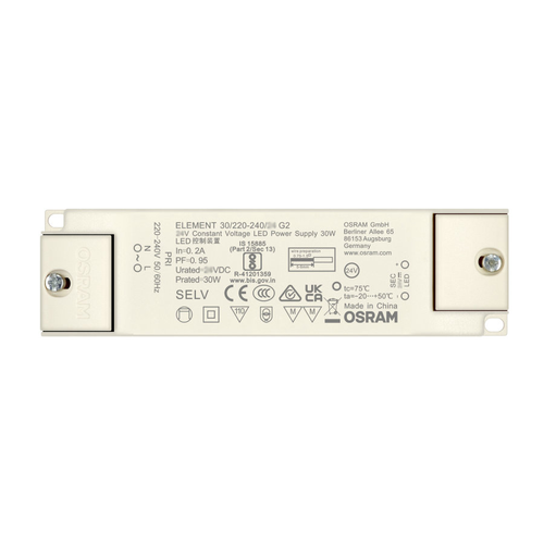 Alimentation OSRAM 30W / 12V DC - 2.5A, IP20 intérieur