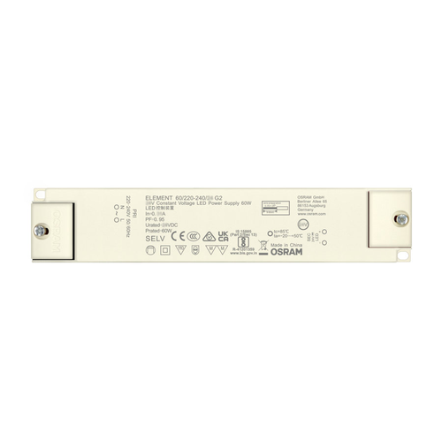 OSRAM 60W / 12V DC voeding - 5A, IP20 binnen