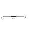 Rail lumineux Spectrum SHIFT 22W - Noir, IRC90, 90 cm