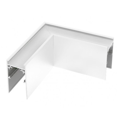 Connecteur en L Spectrum SHIFT pour rails - Blanc