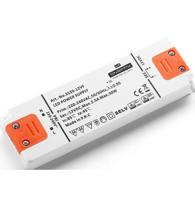 Alimentation Snappy 50W / 12V DC - 4.17A, IP20 intérieur