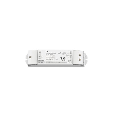21W / 150-500mA rWave 4-kanaals driver - 10-42V, 12/24V input, trekontlasting aan beide uiteinden