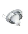 Kit Downlight MR16 ou GU10 - Sans source lumineuse, blanc, perçage : Ø7,4 cm, dimensions : Ø8,2 cm