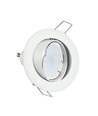 MR16 eller GU10 Downlight-sett - Uten lyskilde, hvit, hull: Ø7,4 cm, mål: Ø8,2 cm