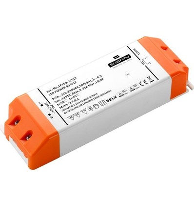 Snappy 100W / 12V DC dimbar strømforsyning - 8.33A, IP20 innendørs
