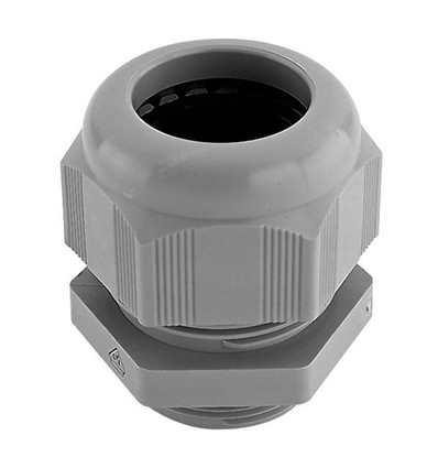 Raccord pour luminaire IP65 - Avec joint en caoutchouc et presse-étoupe, 16 mm