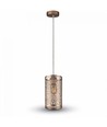 V-Tac hanglamp - Goud, metaal, E27