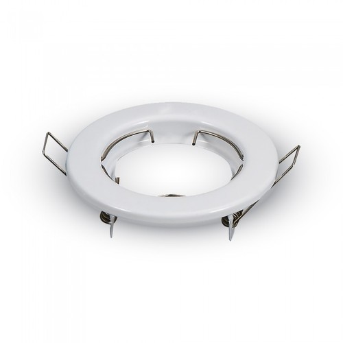MR16 of GU10 Downlight-set - Zonder lichtbron, glanzend wit, Zaagmaat: Ø6,5 cm, Afmetingen: Ø8 cm