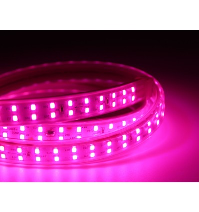 5 m. vandtæt vækst LED strip - 230V, IP67, 180 LED, 10W pr. meter