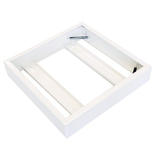 Cadre pour panneau LED 60x60 - Livré assemblé, bord blanc