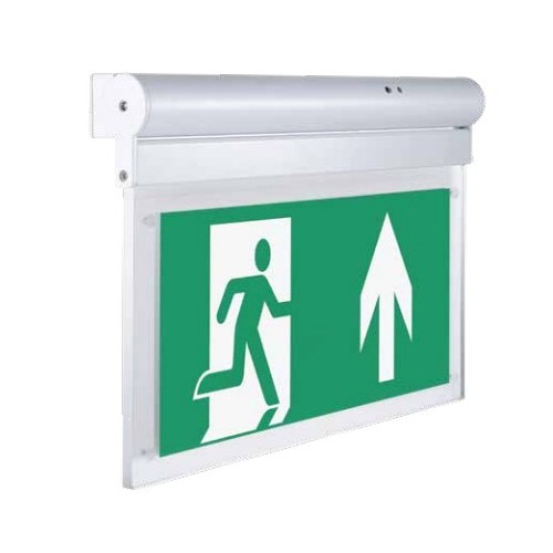 V-Tac væg- eller loftmonteret LED exit skilt - 2W, Samsung LED chip, 140 lumens