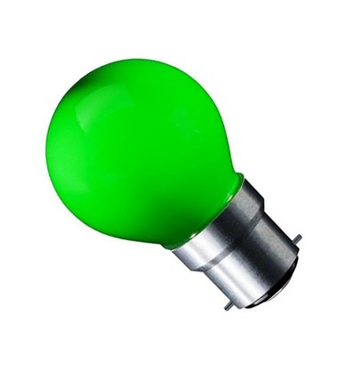 B22 1,8W CARNI LED-lamp - Groen