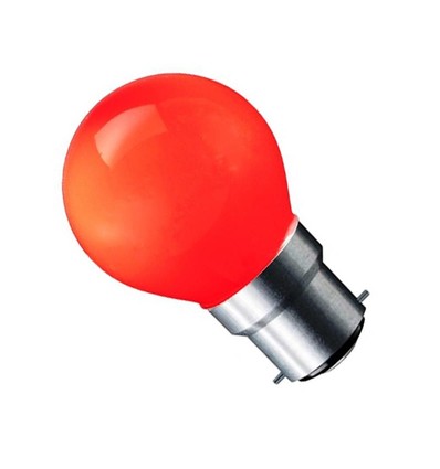 B22 1,8W CARNI LED-lampa - Röd