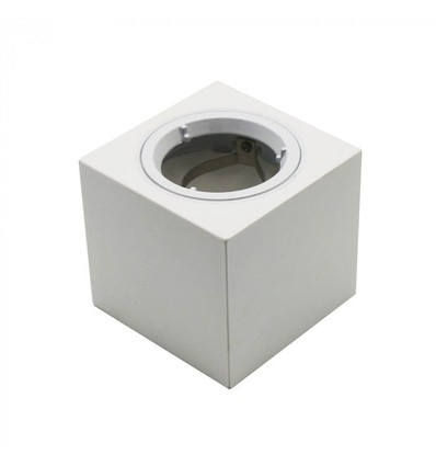 Plafonnier en plâtre GU10 - Carré, sans source lumineuse