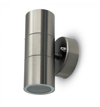 Applique murale V-Tac avec éclairage haut/bas - IP44 extérieur, douille GU10, sans source lumineuse