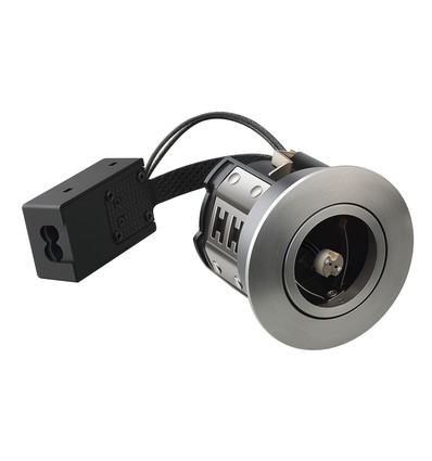 MR16 indbygningsspot Inno88, 12V - Børstet alu, IP44, godkendt i isolering