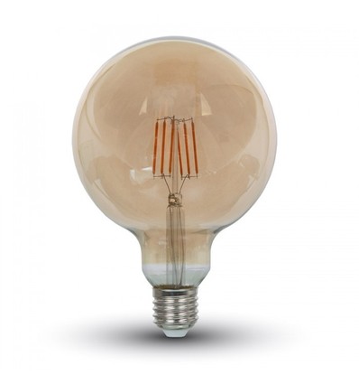 E27 6W LED globepære - Kultråd, Ø12,5 cm, Ekstra varmhvit, 2200K